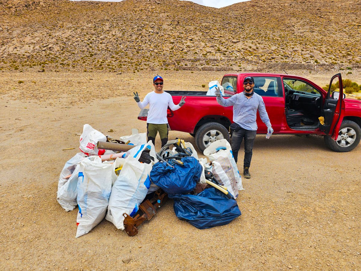 Jornada de Voluntariado, Laguna Huasco, comuna de Pica.