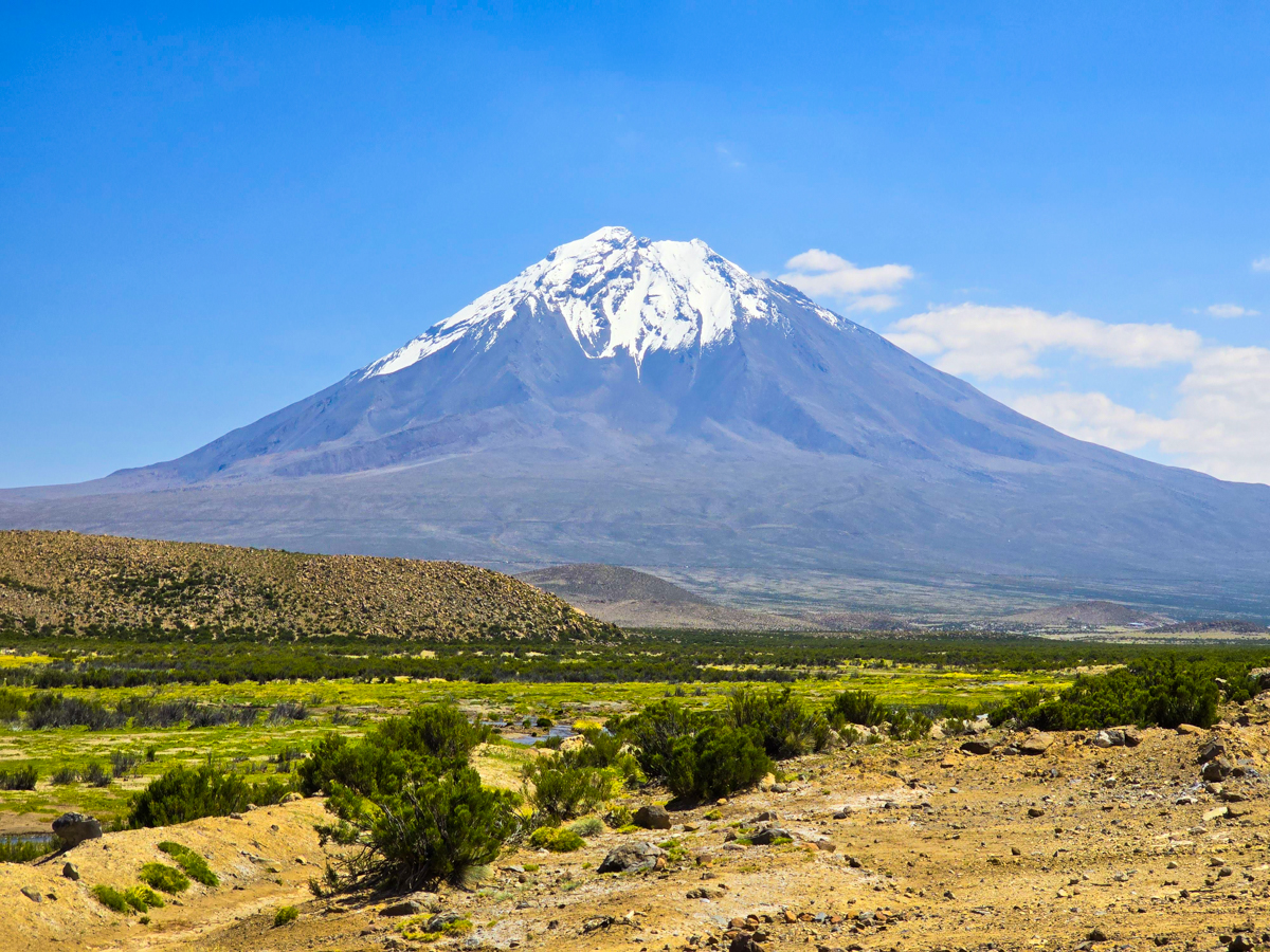 Volcán Tacora, comuna de General Lagos